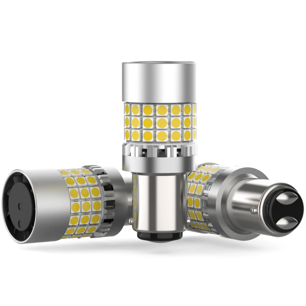 LAMPADE DIURNE LED P21 / 5W DOPPIA LUCE BAY15D PLASER - PLBAY15DMF