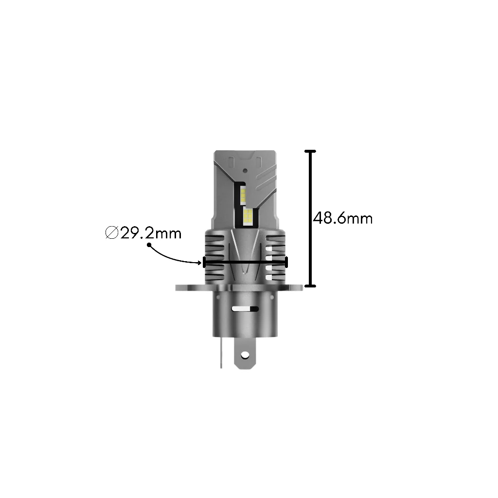 LAMPADE LED H4 PLUG & PLAY MINIFAN - PLH4M25 - immagine 2