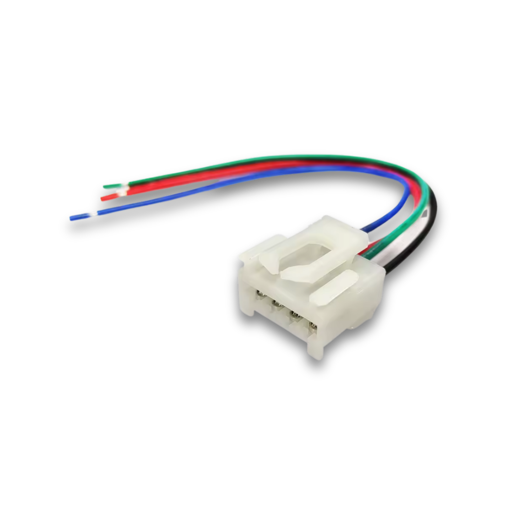 CONNETTORE CABLATO LUCI POSTERIORI 4 PIN BIANCO FIAT ALFA ROMEO - PL44076