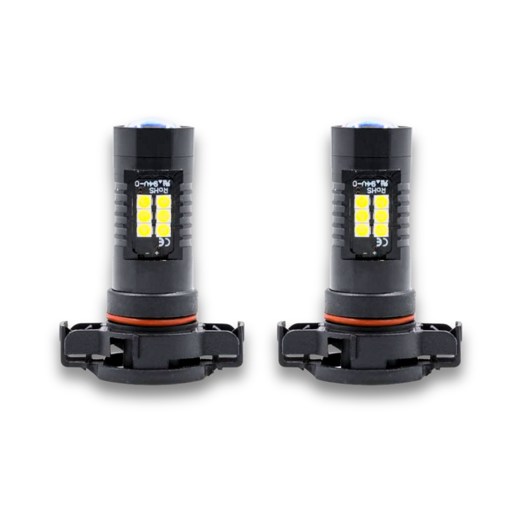 LUCI DI POSIZIONE DIURNE E FENDINEBBIA LED CON LENTE 6000K PSX24W PSX19W - PL-PSX24