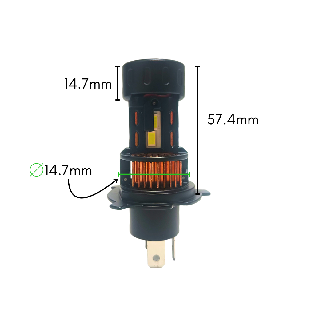 LAMPADE LED PLUG & PLAY H4 CANBUS - PLH4T9 - immagine 2