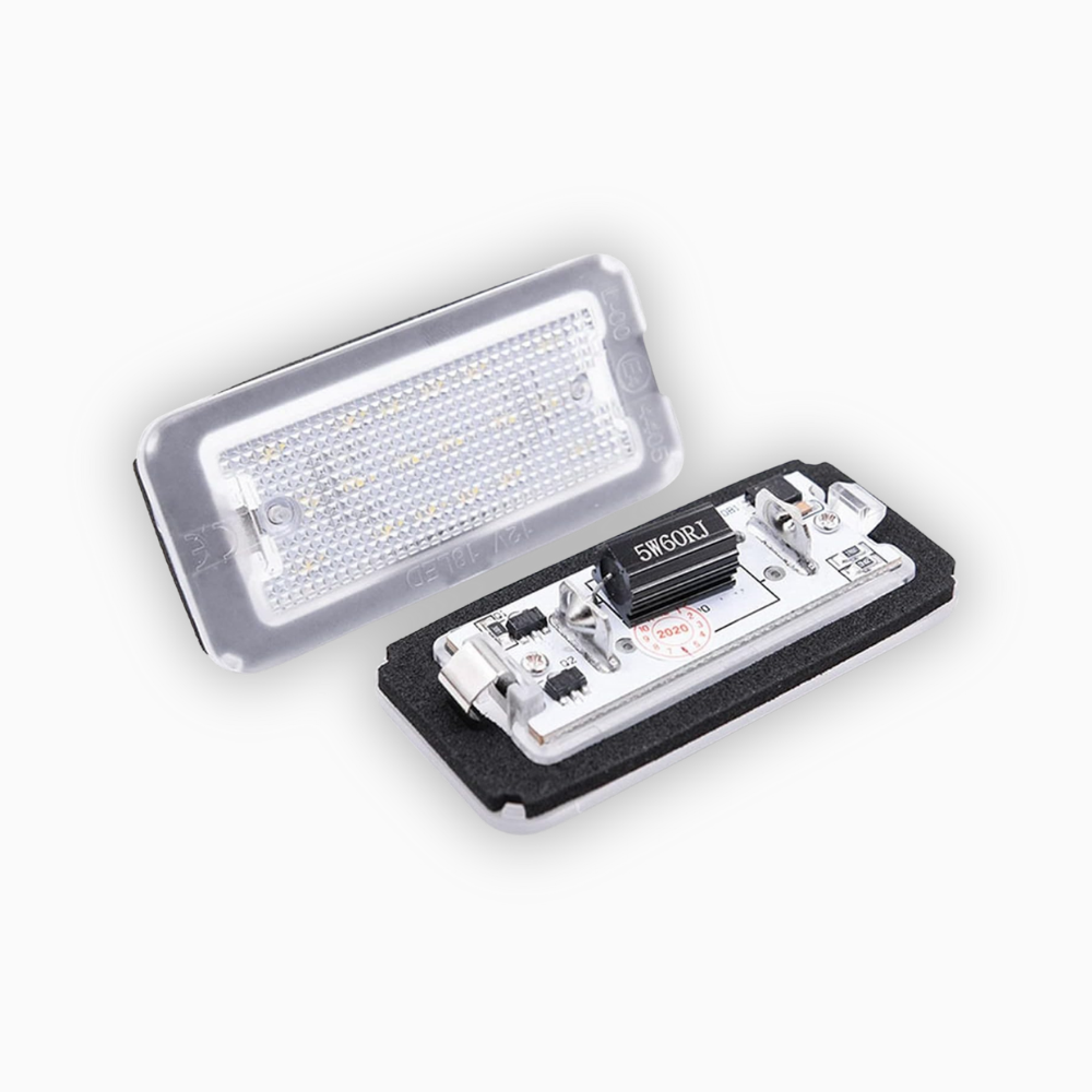 PLACCHETTE LUCI TARGA LED CANBUS FIAT 500 COMPATIBILI OE